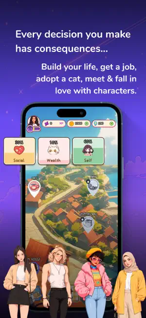 Nomi Sim - Life Simulation screenshot 4