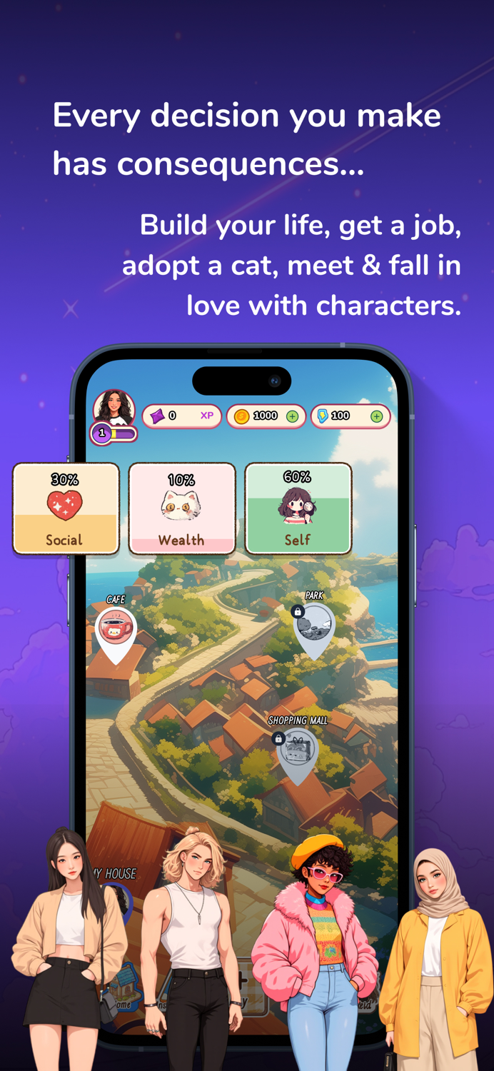 Nomi Sim - Life Simulation