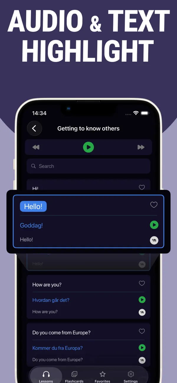 Screenshot #2 pour Learn Danish - Lentil