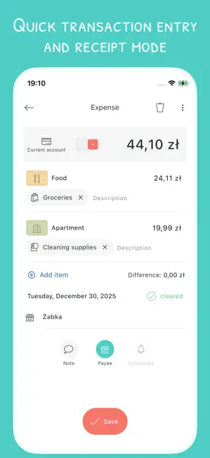 4grosze - Envelope Budgeting iPhone screenshot 5