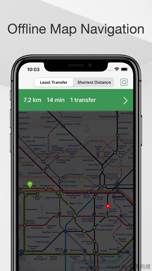 #1. London Tube Map & Routing (iOS) Podle: 敏 吴