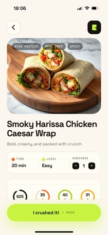 Moodza: Low-Cal Meals & Drinks screenshot