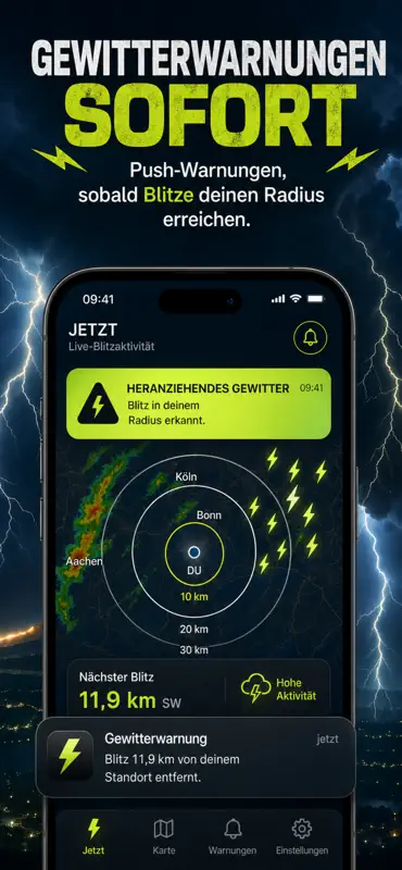 Lightning Strikes Map screenshot 2 of 4