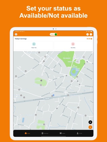 Taxi Gustave Driver app iPad screenshot