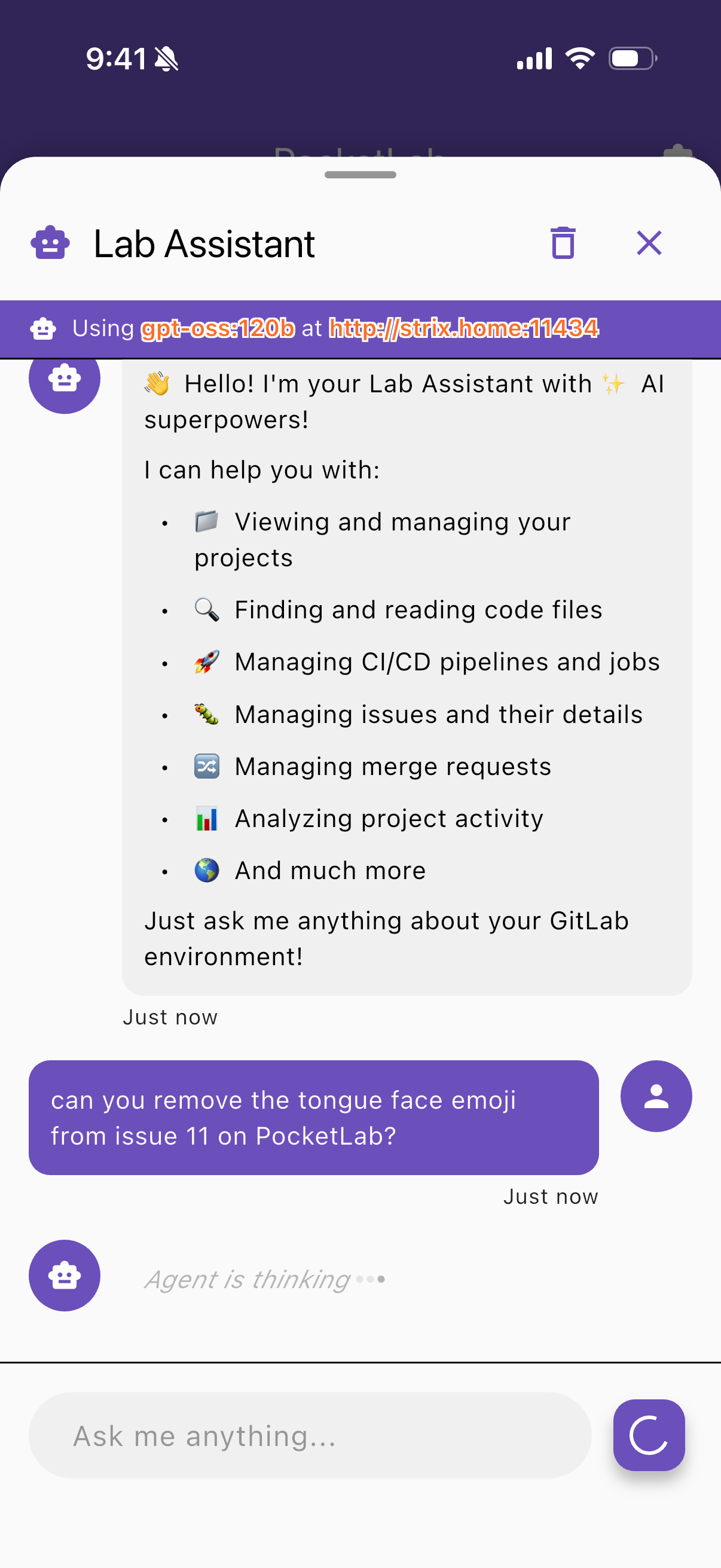 PocketLab for GitLab