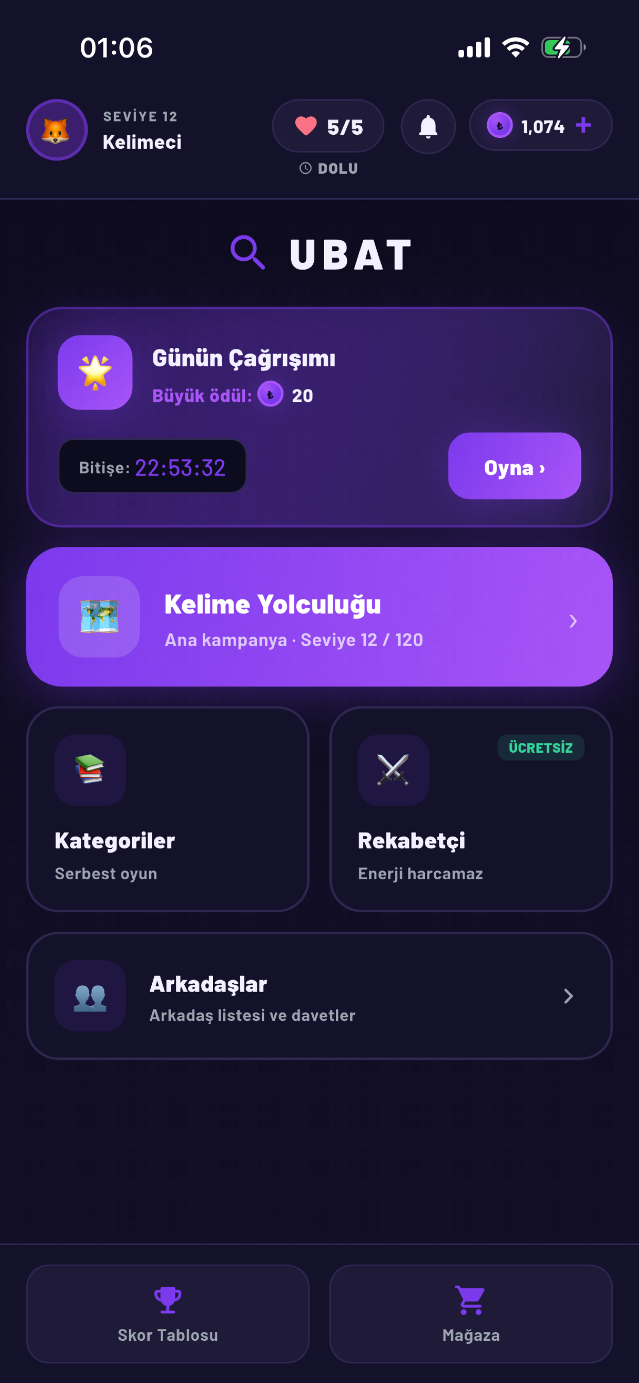 UBAT: Kelime Çağrışım Oyunu screenshot 3