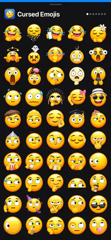 Cursed Emojis screenshot 1 of 7
