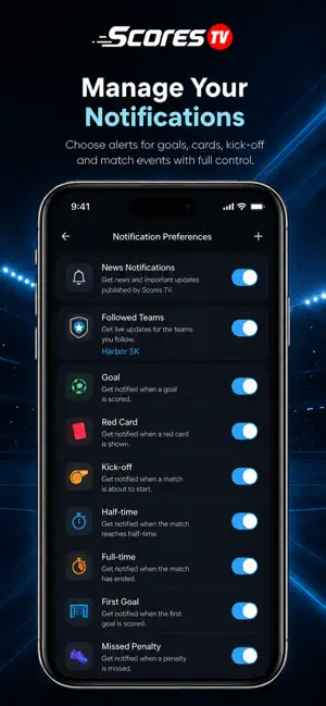 Scores TV: Live Scores screenshot 2
