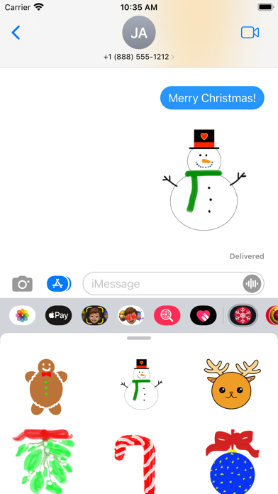 Screenshot #3 pour Christmas Stickies