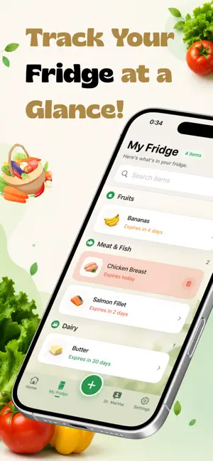 Nodi: Fridge Pantry Tracker screenshot 1