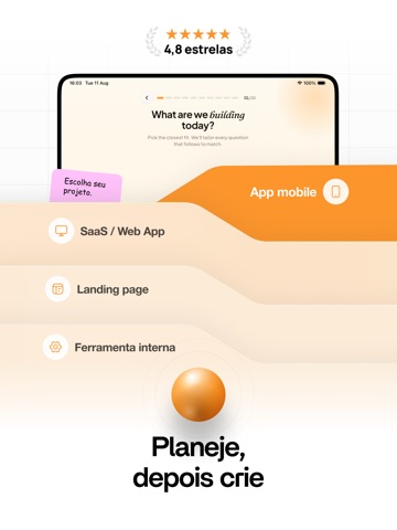 AI App Builder Architect iPad screenshot 2
