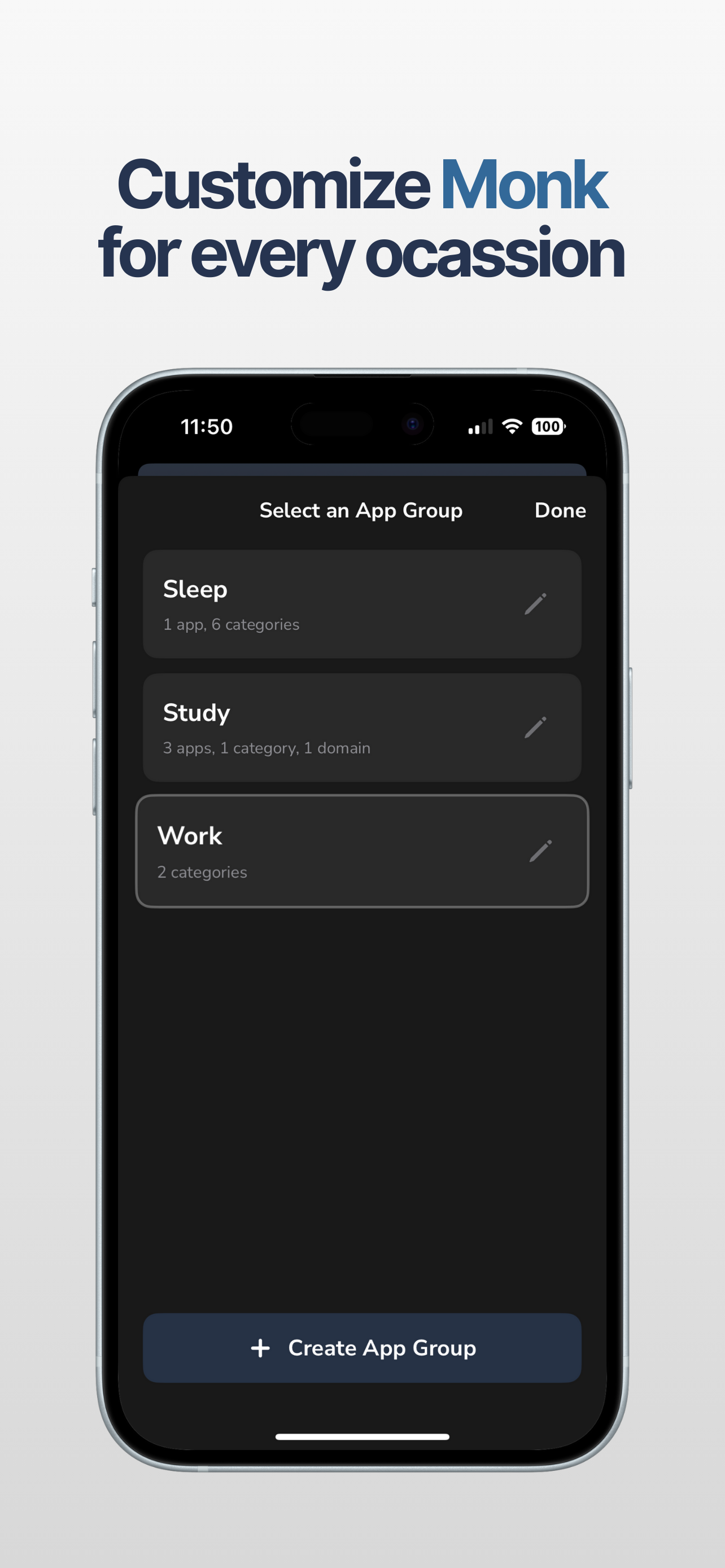 Monk – #1 Physical App Blocker screenshot 4