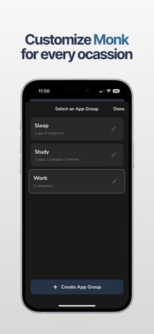 Monk – #1 Physical App Blocker iPhone screenshot