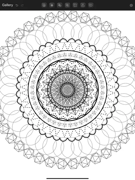 Sacred Geometry Drawing App - Graphics & Design App | MWM