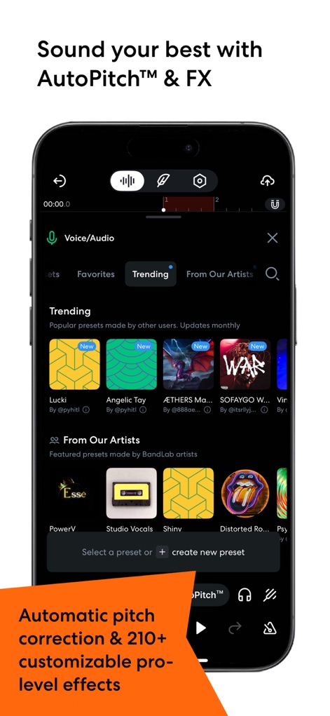 BandLab – Music Maker & Beats - Vocal FX & Presets