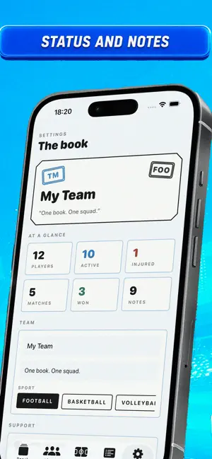 Bench: Team Cards iPhone screenshot 5