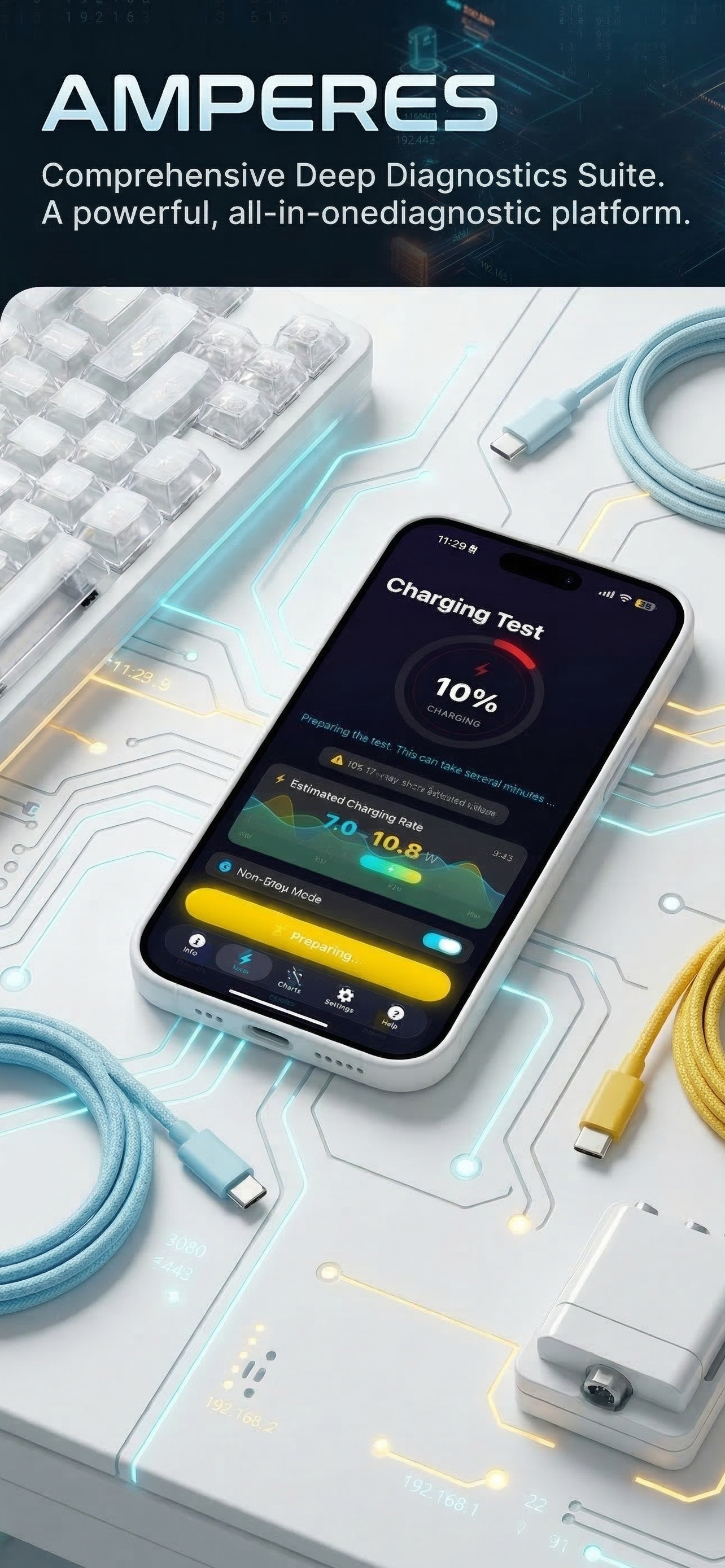 Amperes 4- battery charge info