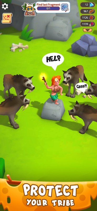 Stone Age Survival-Tribal Game screenshot 2