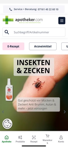 apotheker.com screenshot