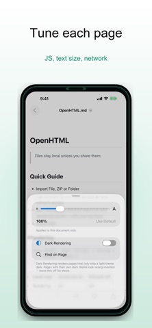 OpenHTML: HTML, PDF & Markdown Screenshot 3 of 5