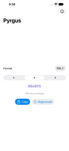 Pyrgus: Password Generator screenshot 5