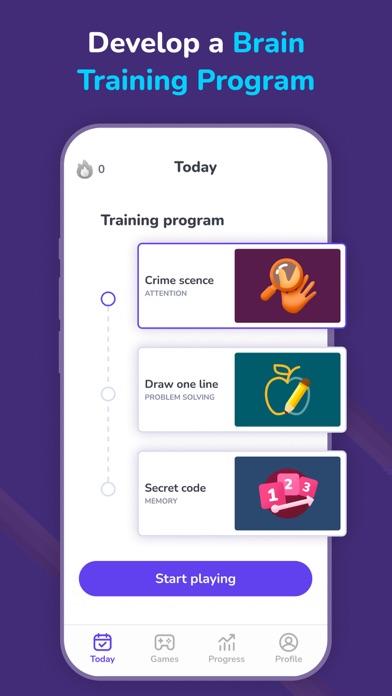 Brain X - Brain Training Game Screenshot
