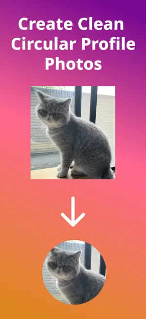 PFP Maker: Round Photo Crop screenshot 1