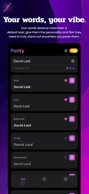 Fonty+ screenshot 1
