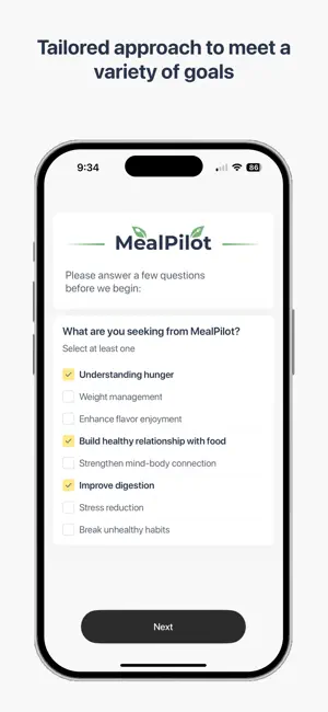 MealPilot Mindful Eating Timer screenshot 2