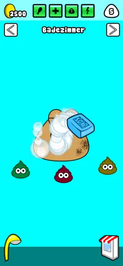 Screenshot von Pou auf dem iPhone 2