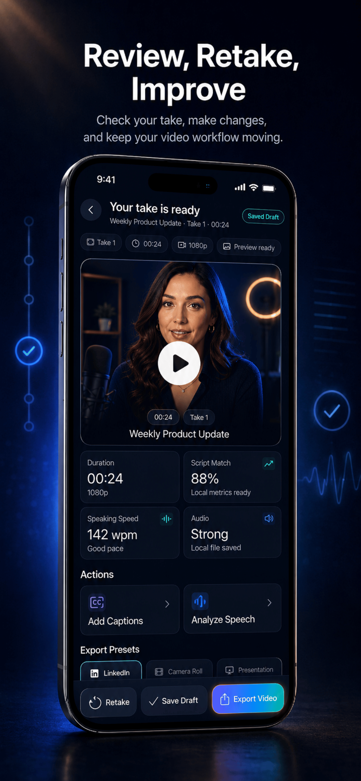 SpeakCue AI Teleprompter screenshot 4