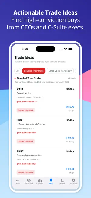 Insider Trades screenshot 4