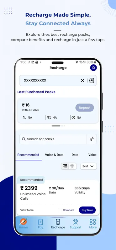 BSNL Selfcare screenshot 3 of 5
