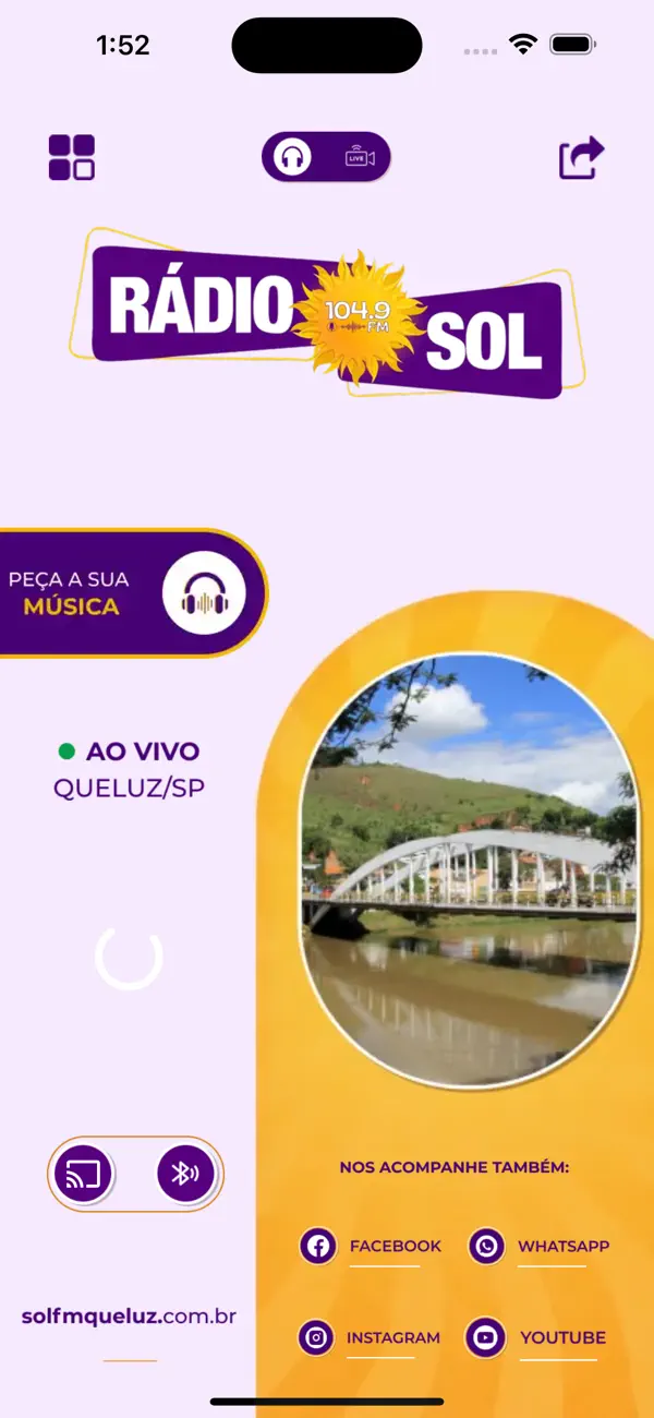 #1. Rádio Sol 104,9 FM Queluz (iOS) By: SINGAO ASSOCIACAO CULTURAL DE SANTA ISABEL