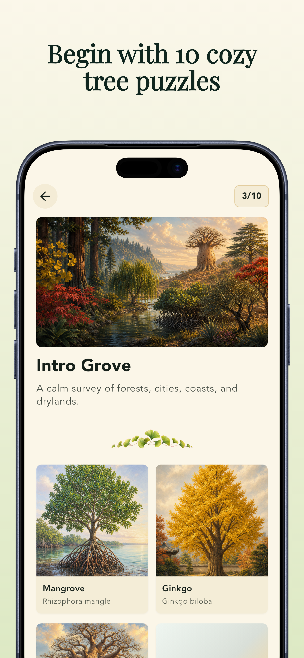 Grove: Botanical Art Puzzles screenshot 4
