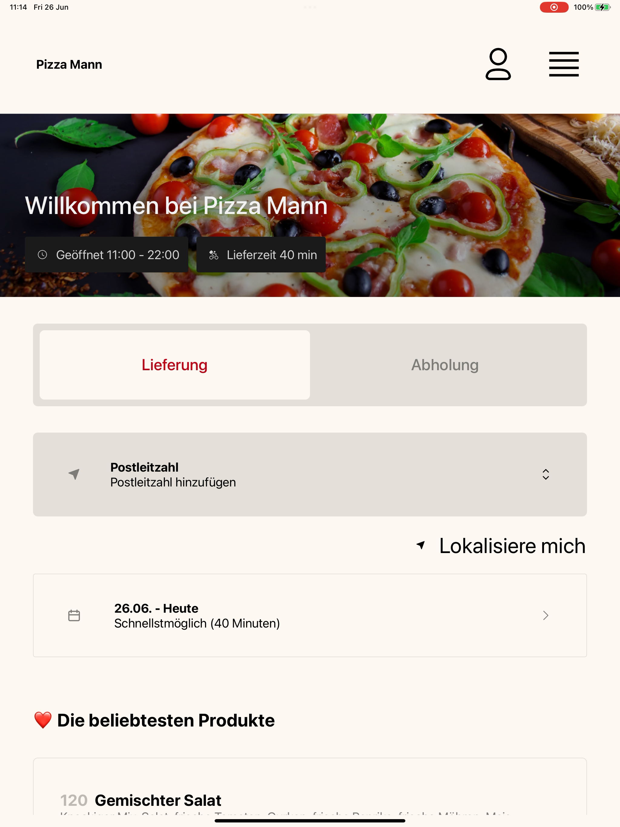 Pizza Mann Weil am Rhein
