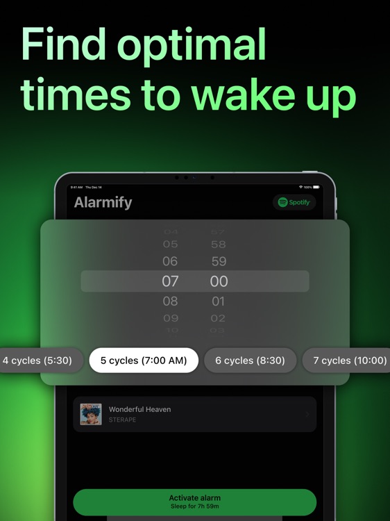 Music‎ Alarm Clock for Spotify screenshot-4