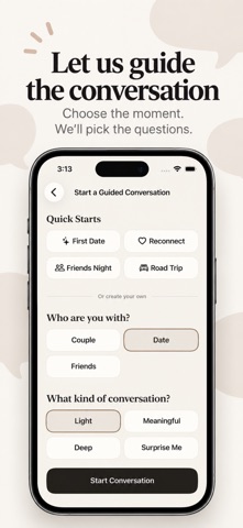 Deep Conversation Starters Screenshot 2 of 5