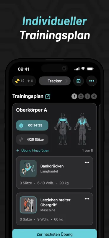 MyFitCoach - Trainingsplan screenshot 2 of 9