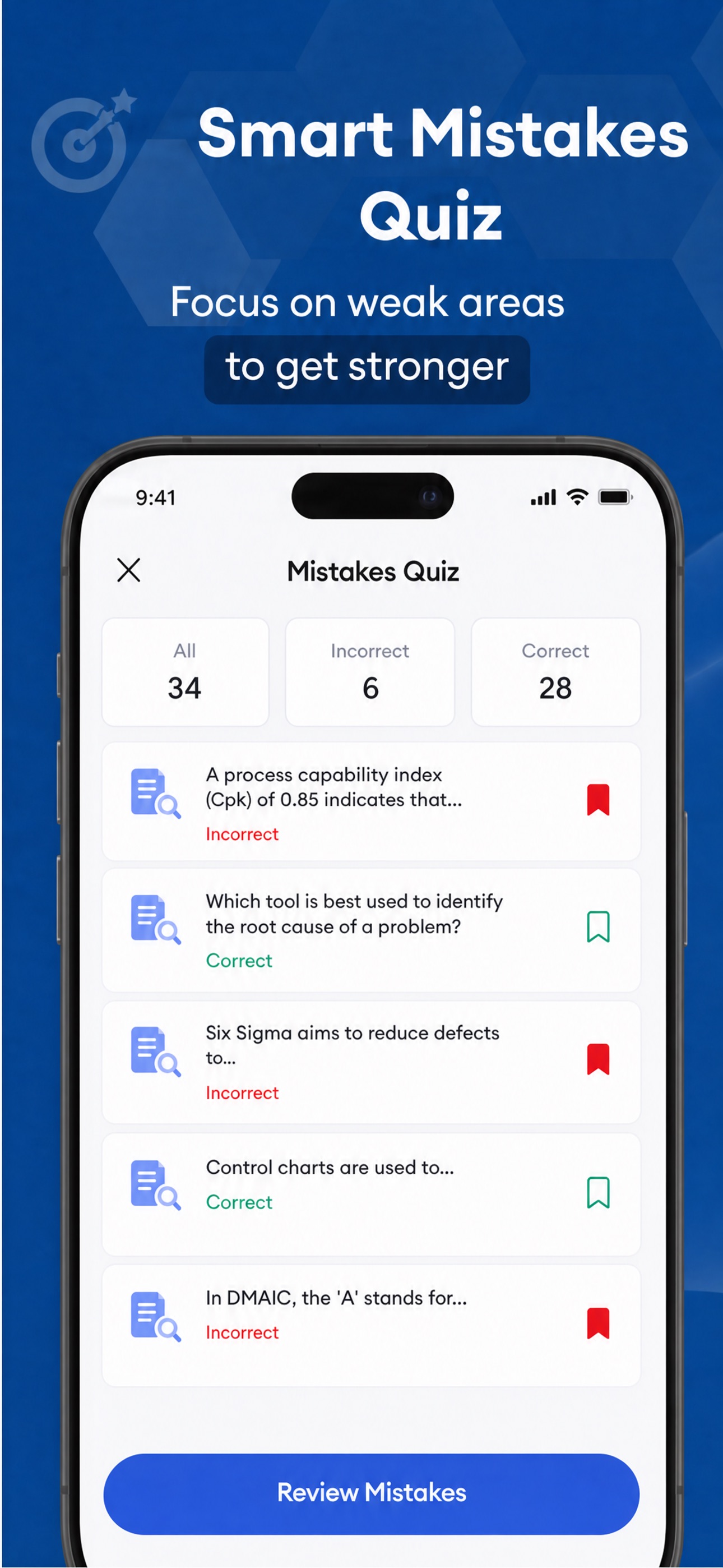 Screenshot 5 of ASQ CSSBB Exam Prep 2026