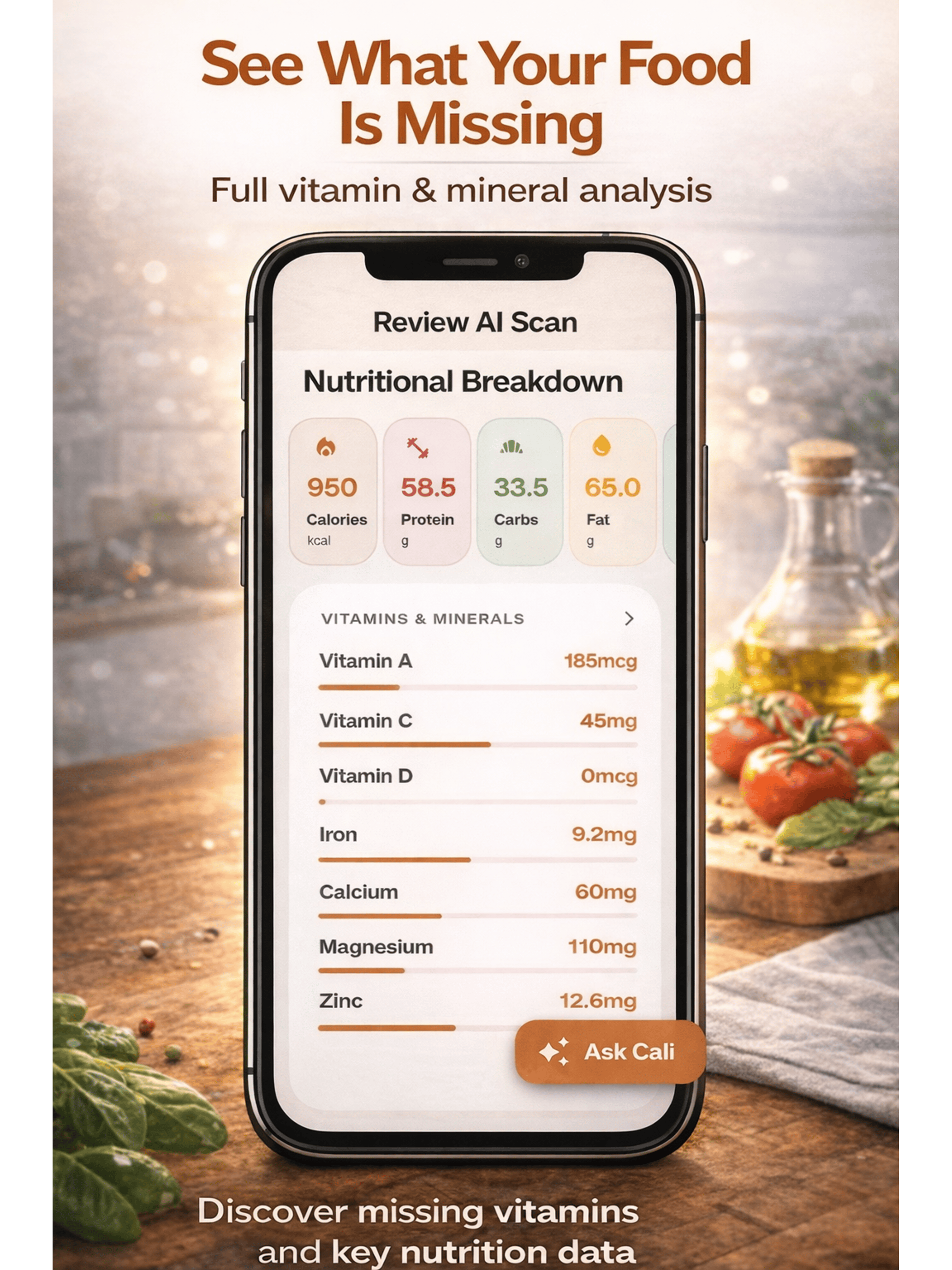 Calico: AI Nutrition Tracker