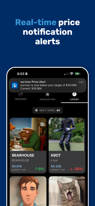 Memescreener: Coin Tracker Screenshot 4 of 6