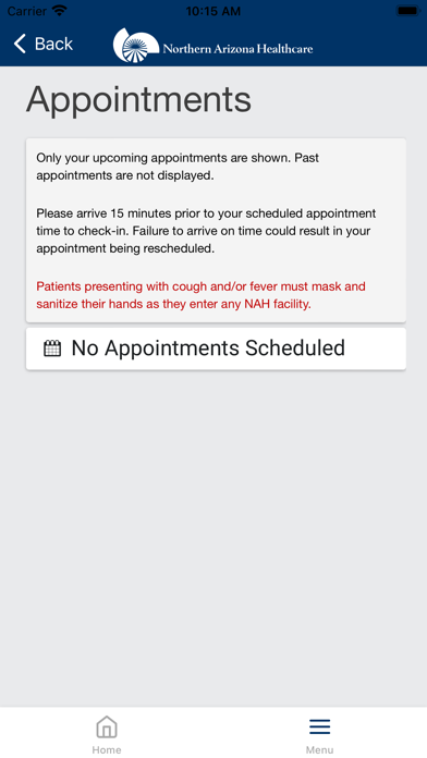 MyNAHealthcare Screenshot