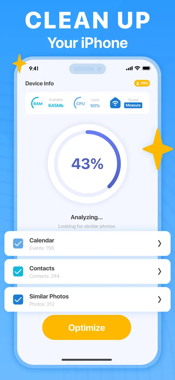 Screenshot #1 pour CleanWave Pro - Phone Cleaner