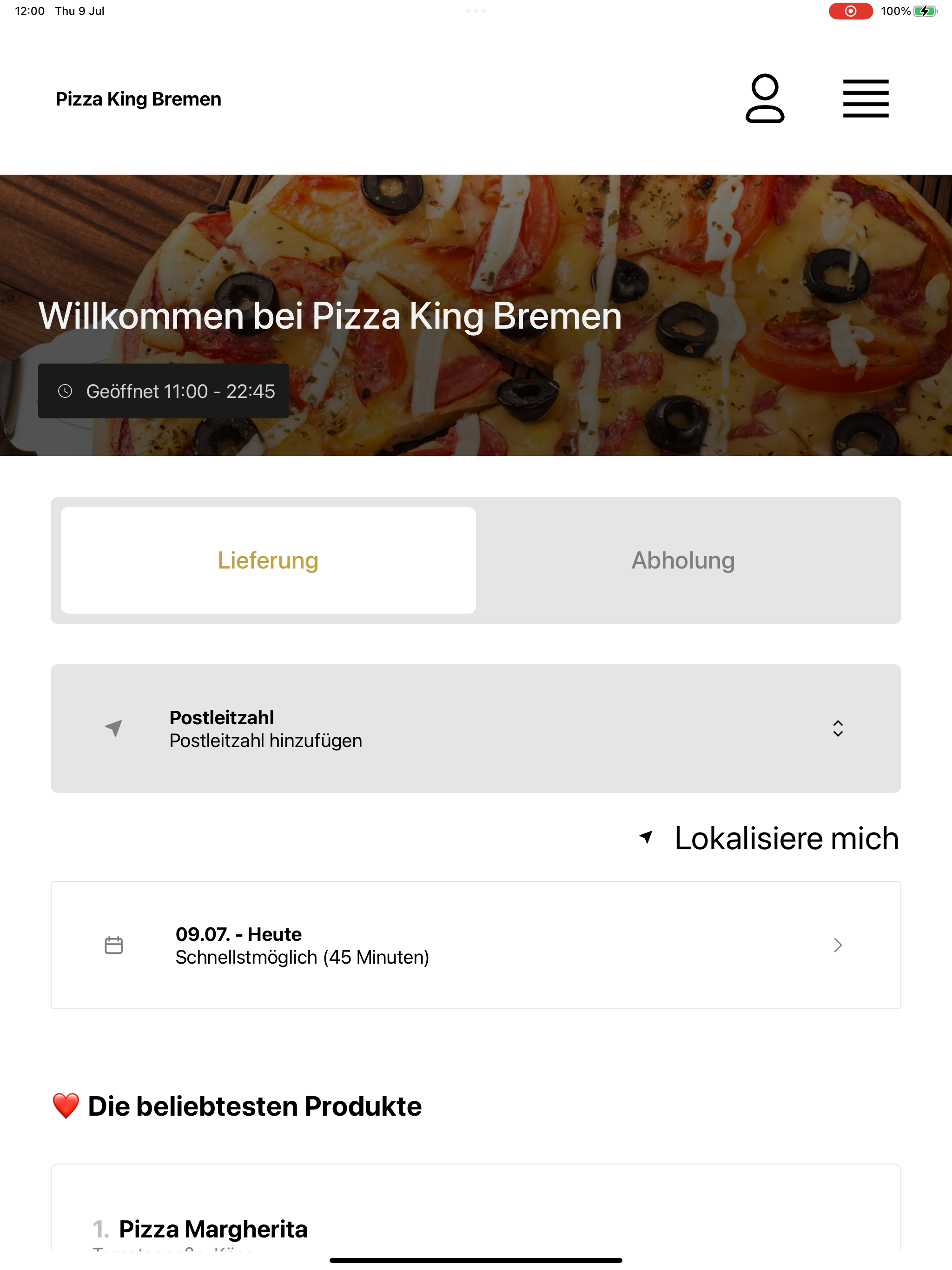 Pizza King Bremen screenshot 14