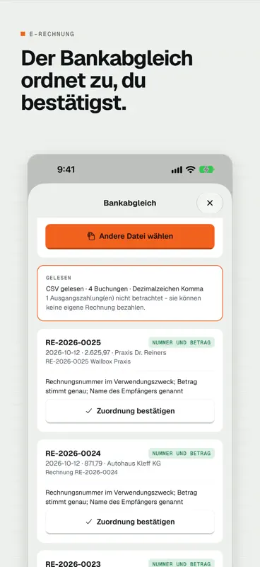 E-Rechnung: Erstellen & Öffnen screenshot 9 of 9