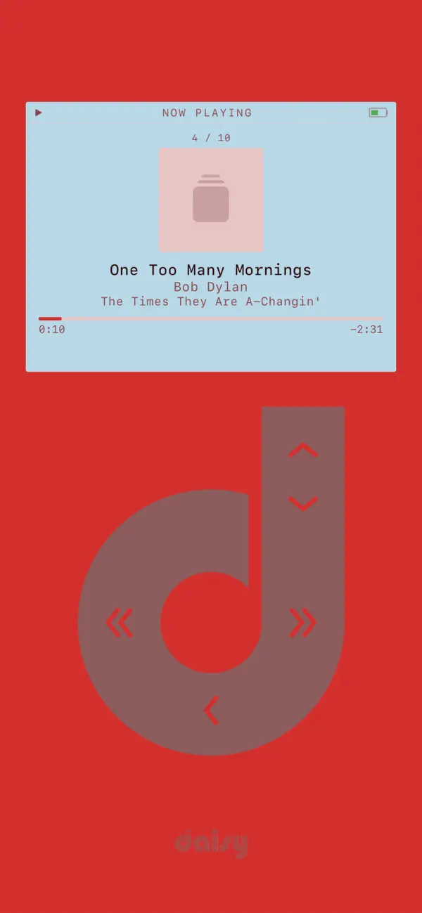 Screenshot #3 pour Daisy Music Player