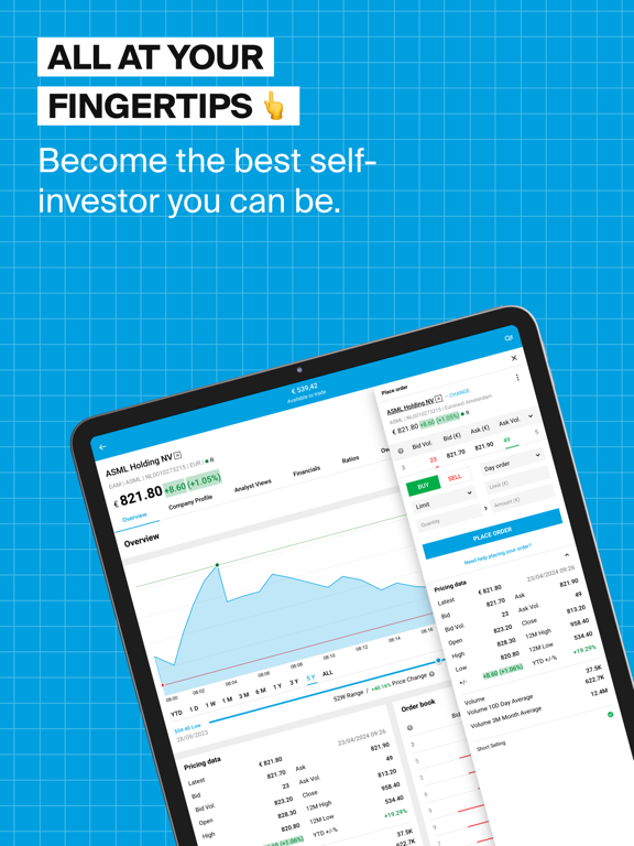 DEGIRO - Online Trading App iPad screenshot 7 - Finance app