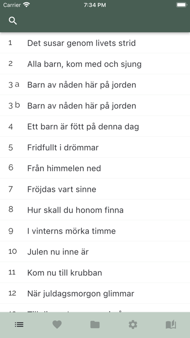Sions Sånger Screenshot