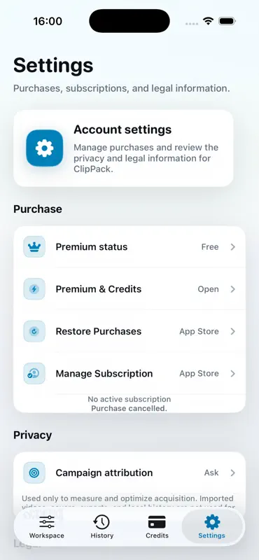 Clip Pack:Social video helper screenshot 4 of 4
